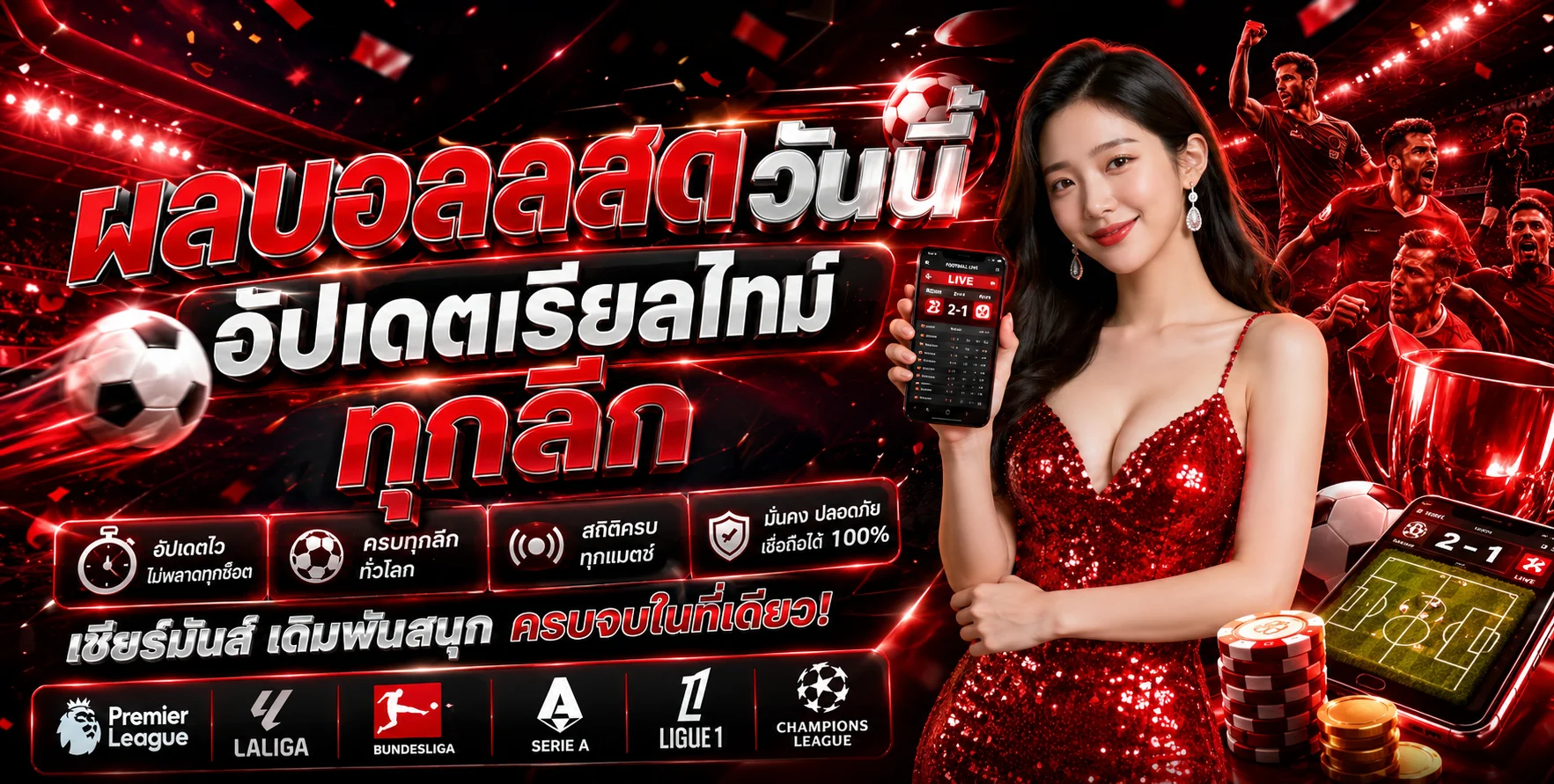 ผลบอลสดวันนี้ USPIN69 อัปเดตเรียลไทม์ครบทุกลีก